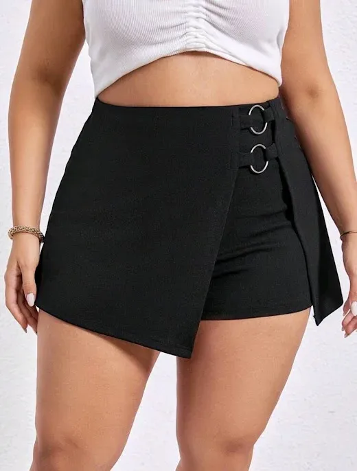 Short enagua color negro