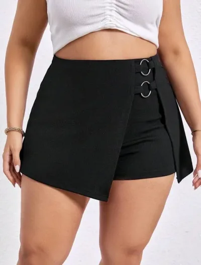 Short enagua color negro
