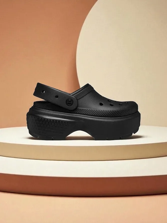 Crocs Unisex-  Stomp Clog Black