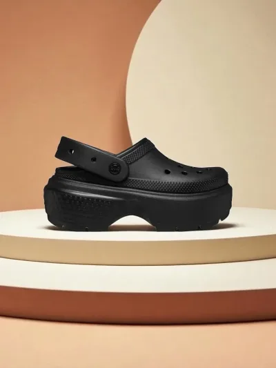 Crocs Unisex-  Stomp Clog Black