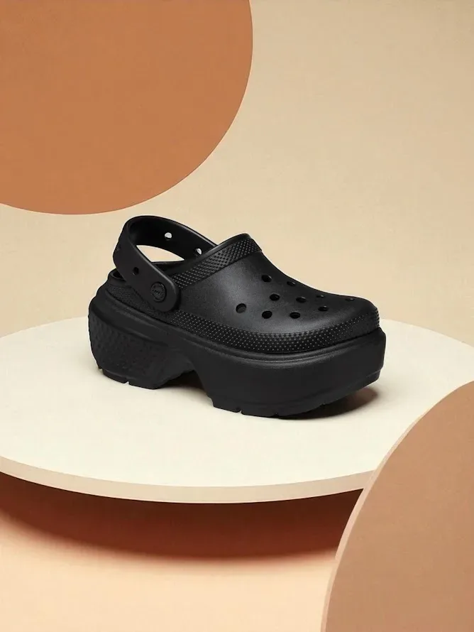 Crocs Unisex-  Stomp Clog Black