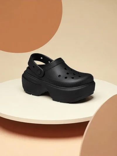 Crocs Unisex-  Stomp Clog Black
