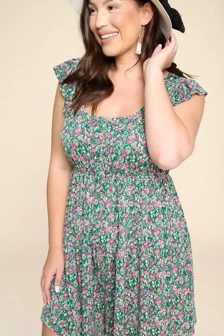 Enterizo para dama diseño floral