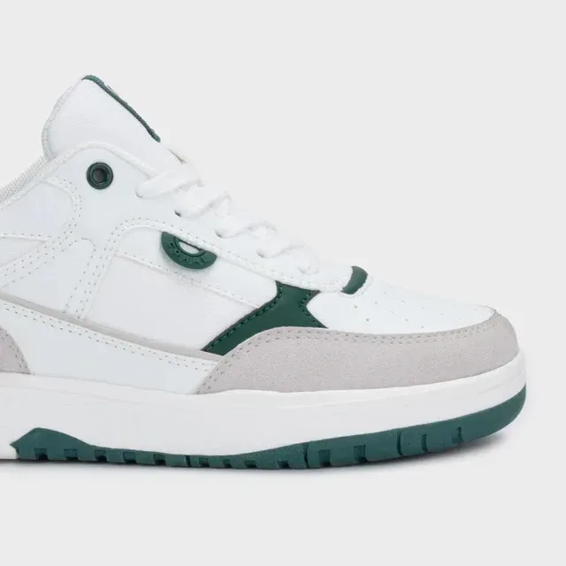 Tenis Coral Massimo White DK Green para dama