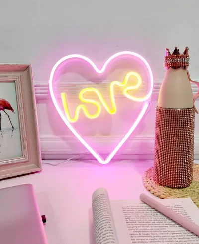 Lampara decorativa con Forma de corazón