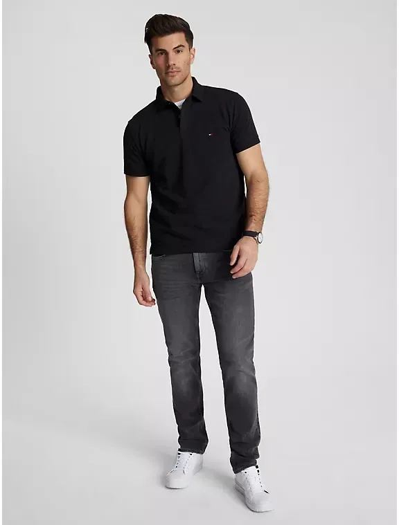 Camiseta Tommy Hilfiger Regular Fit  para caballero color negro