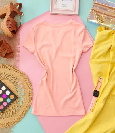 Blusa Tommy Hilfiger para dama color coral
