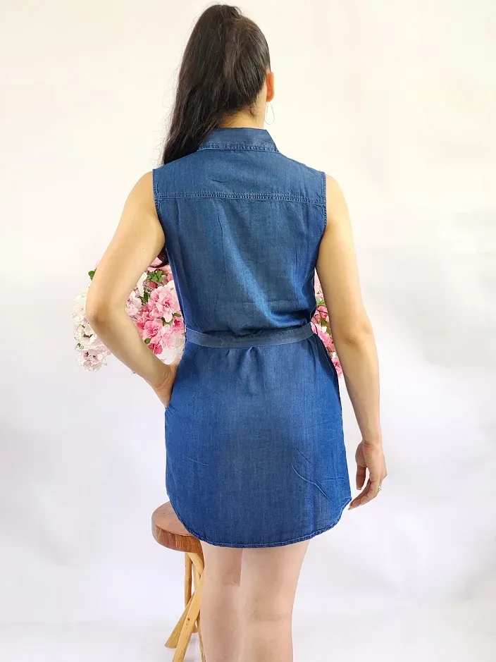 Vestido Cambridge Polo Club para dama color azul