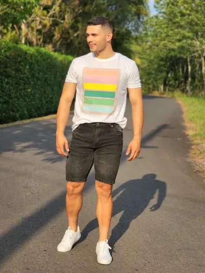 Short para caballero Estivaneli color grisaceo