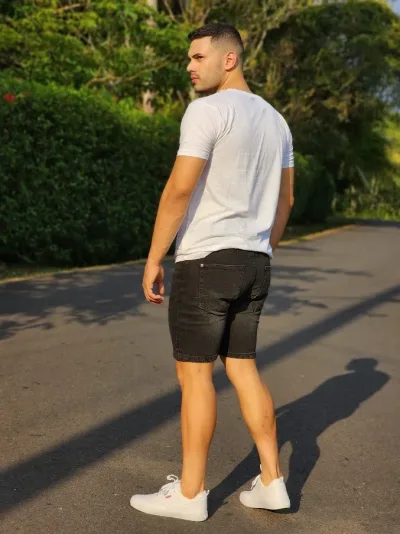 Short para caballero Estivaneli color grisaceo