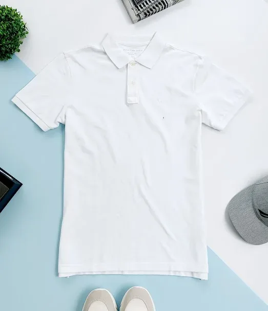 Camiseta American Eagle para caballero color blanco