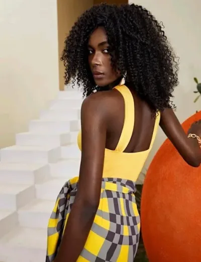 Body para dama amarillo