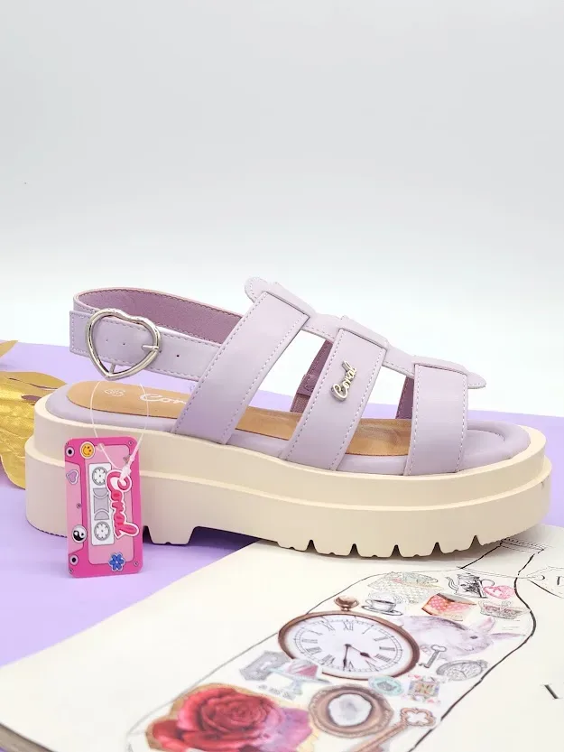 Sandalias Coral para dama Helga LAVENDER PU