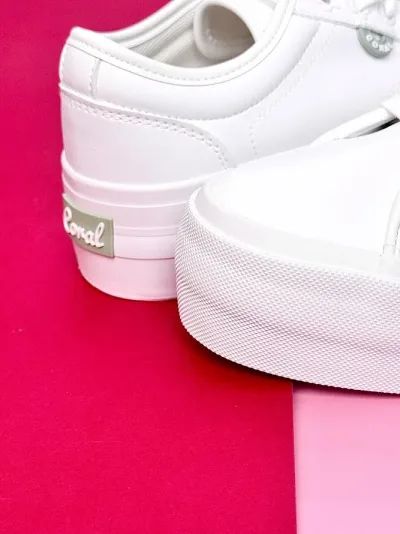 Tenis Coral Pasqualina All White para Dama