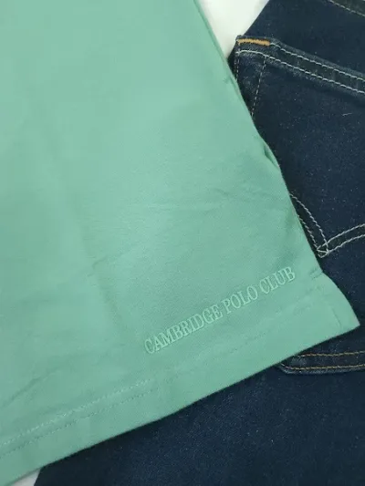 Camiseta Cambrige Polo Club para caballero color verde agua.