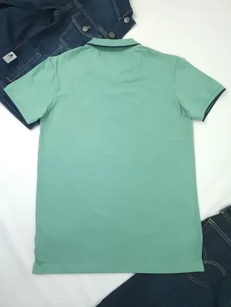 Camiseta Cambrige Polo Club para caballero color verde agua.