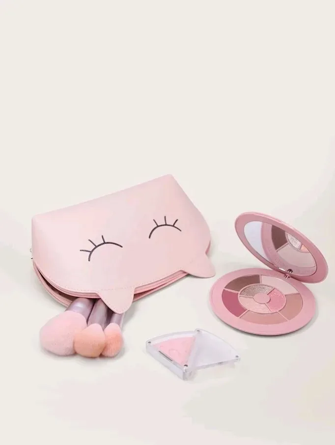 Bolso de maquillaje con oreja