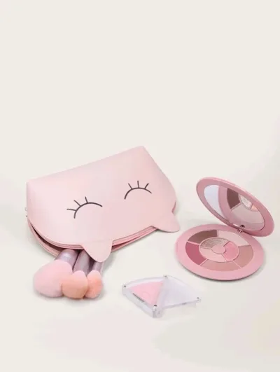 Bolso de maquillaje con oreja