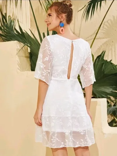 Vestido para dama color blanco