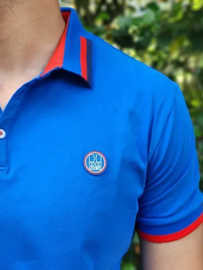 Camiseta para caballero color azul