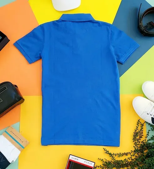 Camiseta Cambridge Polo Club para caballero color azul