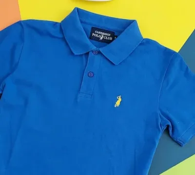 Camiseta Cambridge Polo Club para caballero color azul