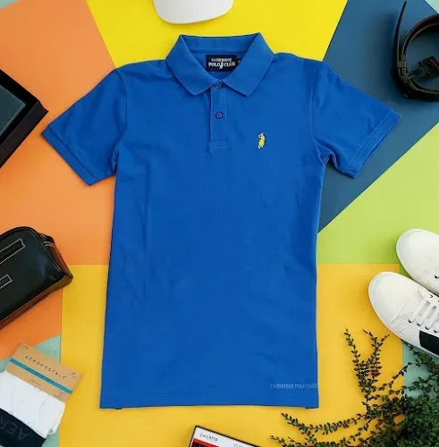 Camiseta Cambridge Polo Club para caballero color azul