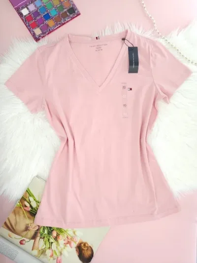 Camiseta Tommy Hilfiger para dama color rosado