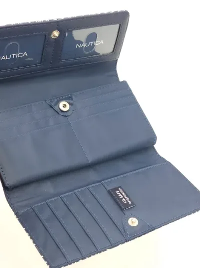 Cartera Náutica para dama color azul