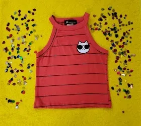 Blusa American Kids para niña color salmón