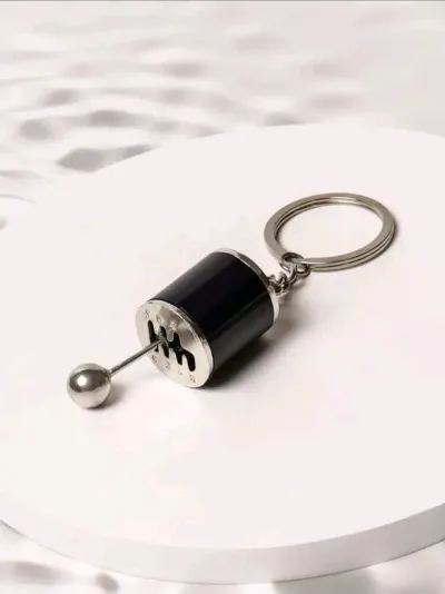 Llavero con diseño caja de cambios