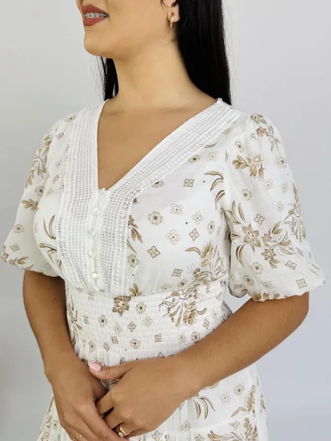 Vestido Floreado  para Dama