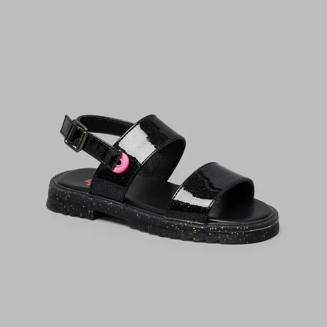 Sandalias Coral Melia Black para niña