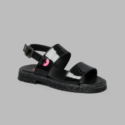Sandalias Coral Melia Black para niña