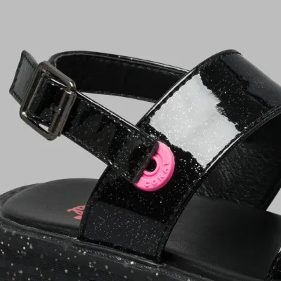 Sandalias Coral Melia Black para niña