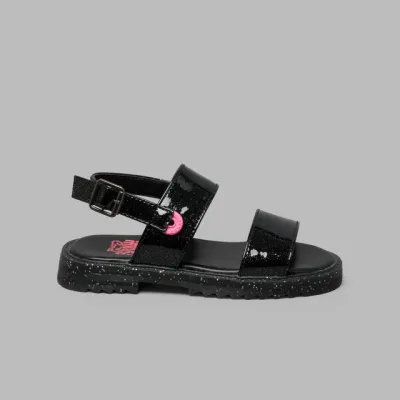 Sandalias Coral Melia Black para niña