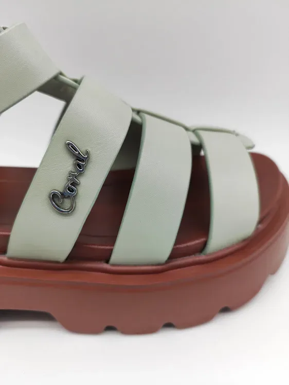 Sandalias Coral Cleopatra 4 Mint para dama