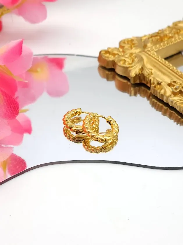 Aretes de cobre para Dama grande