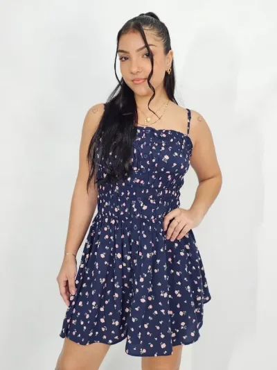 Vestido diseño floral para dama