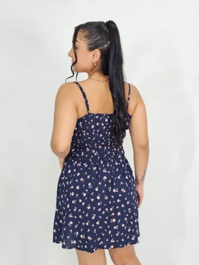 Vestido diseño floral para dama