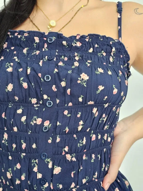 Vestido diseño floral para dama