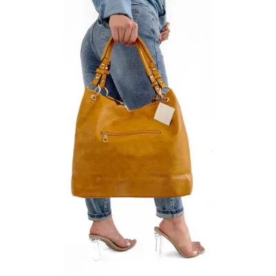 Bolso para dama color mostaza oscuro