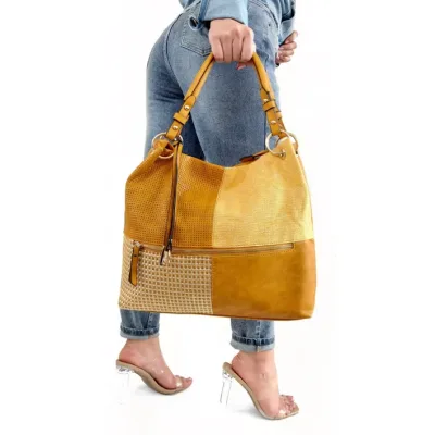 Bolso para dama color mostaza oscuro