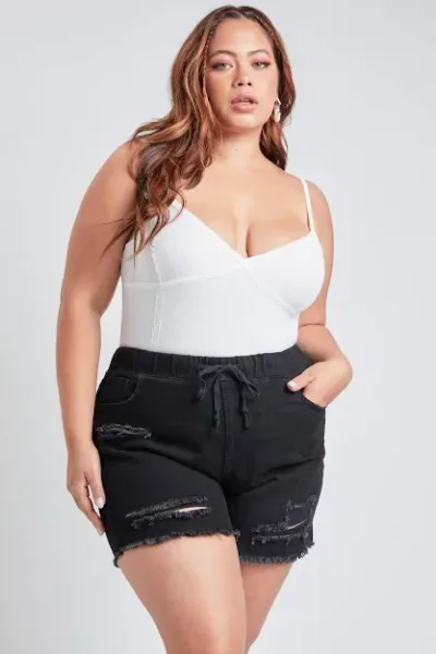 Short YMI para dama color celeste W2666