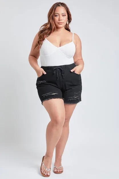 Short YMI para dama color celeste W2666