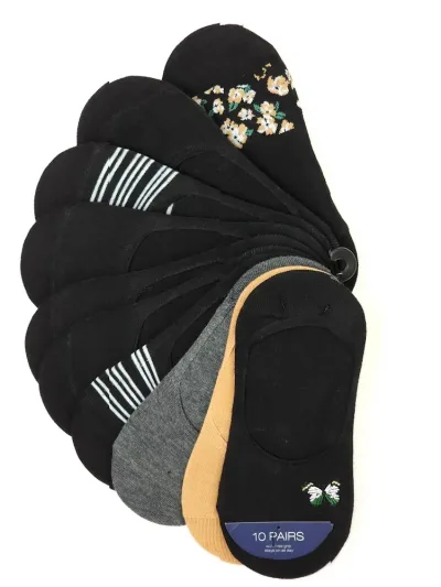 Set 10 pares de calcetas Adrianne Vittadini para dama multicolor