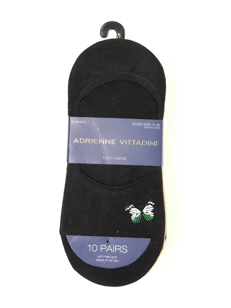 Set 10 pares de calcetas Adrianne Vittadini para dama multicolor