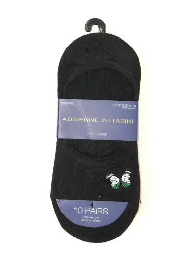 Set 10 pares de calcetas Adrianne Vittadini para dama multicolor