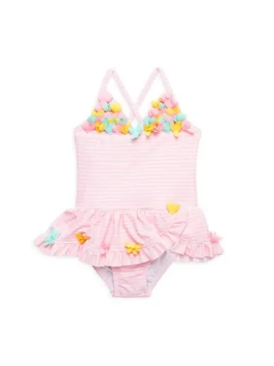 Vestido de baño Little Me para niña multicolor