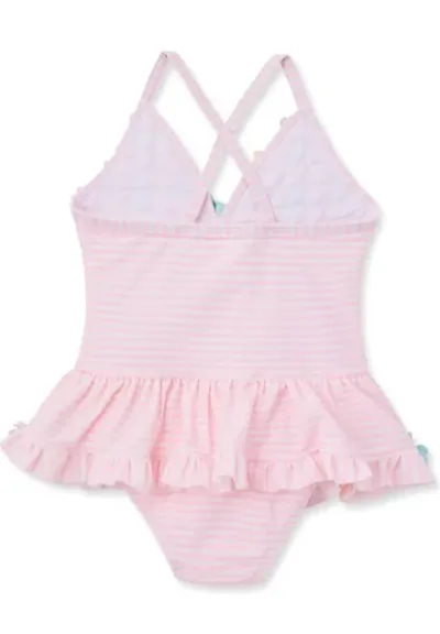 Vestido de baño Little Me para niña multicolor